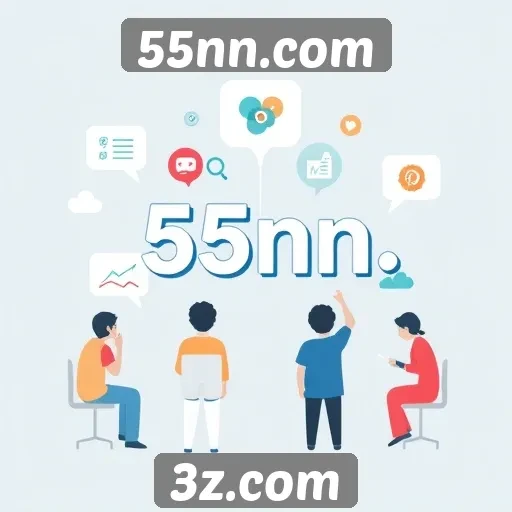 Exploração das funcionalidades sociais de 55nn.com